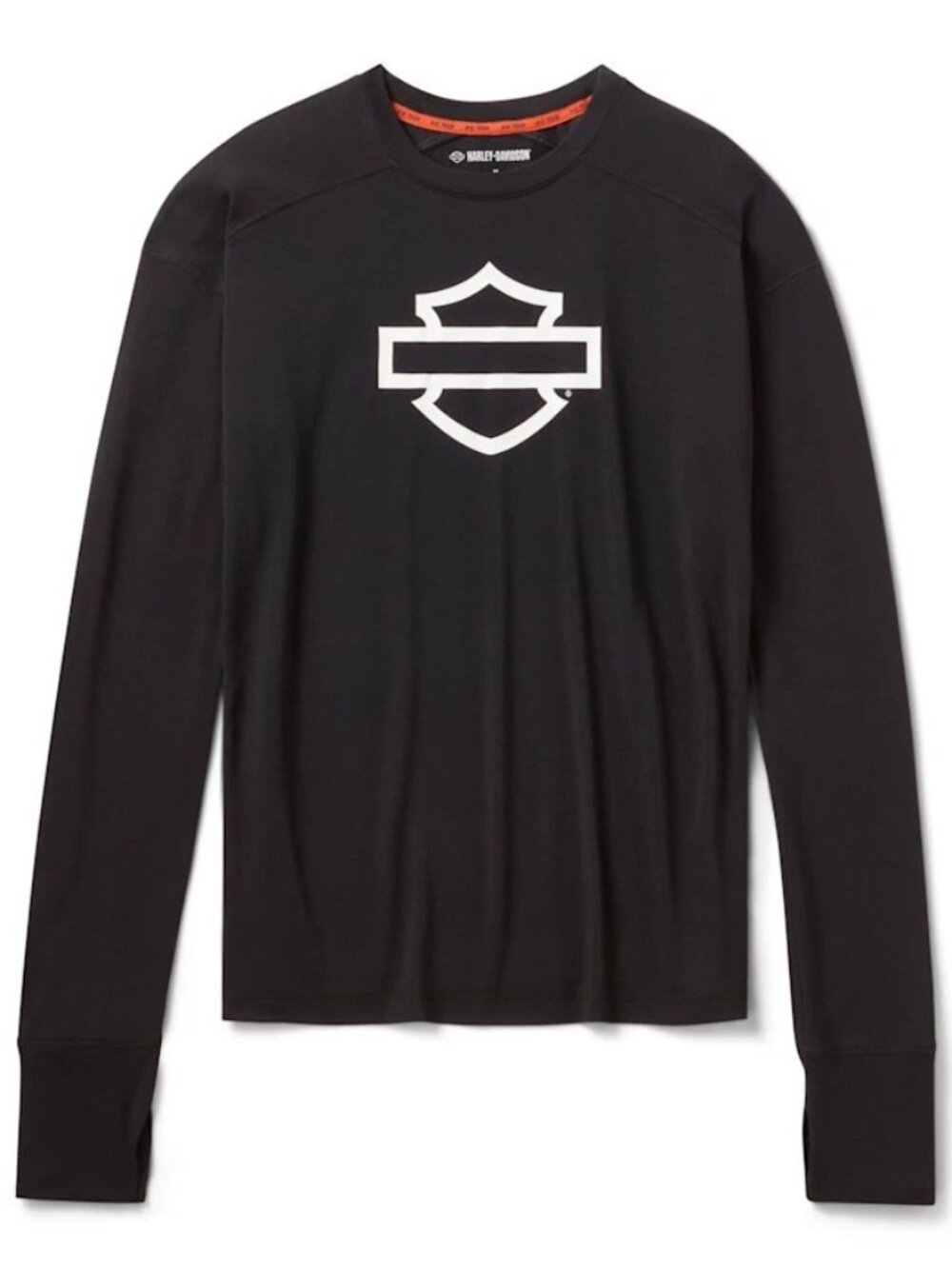 Harley-Davidson Women's H-D TECH Long Sleeve Top Harley Black NEW w TAGS
